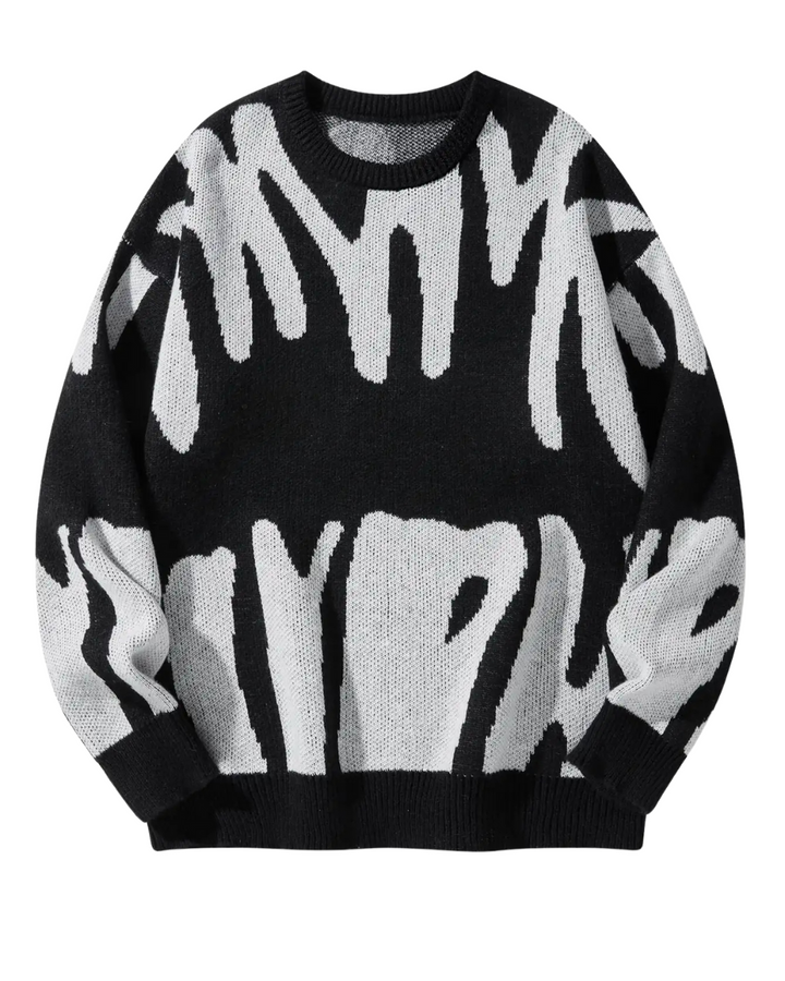Elegant Mønster Sweater