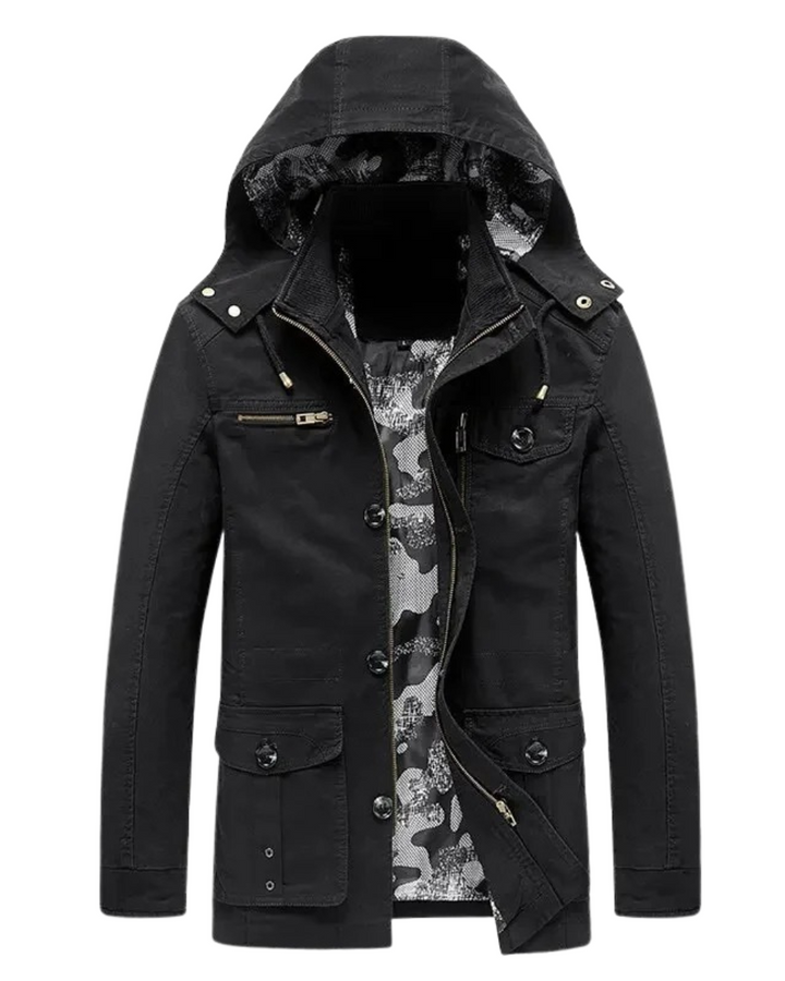 Elegant Multi-Pocket Jakke