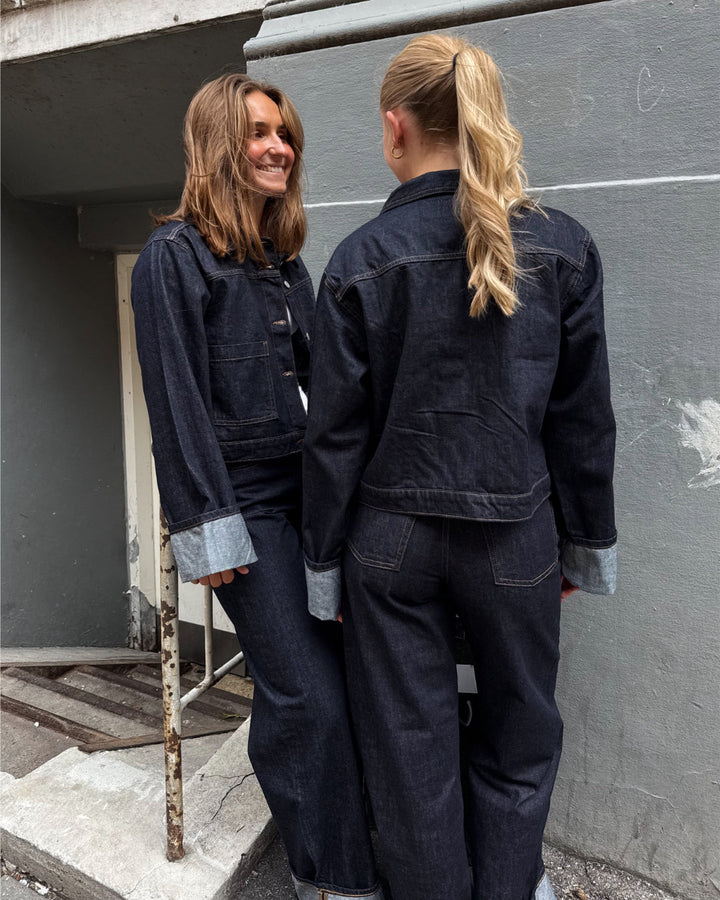 VEGA denim jakke, mørkeblå
