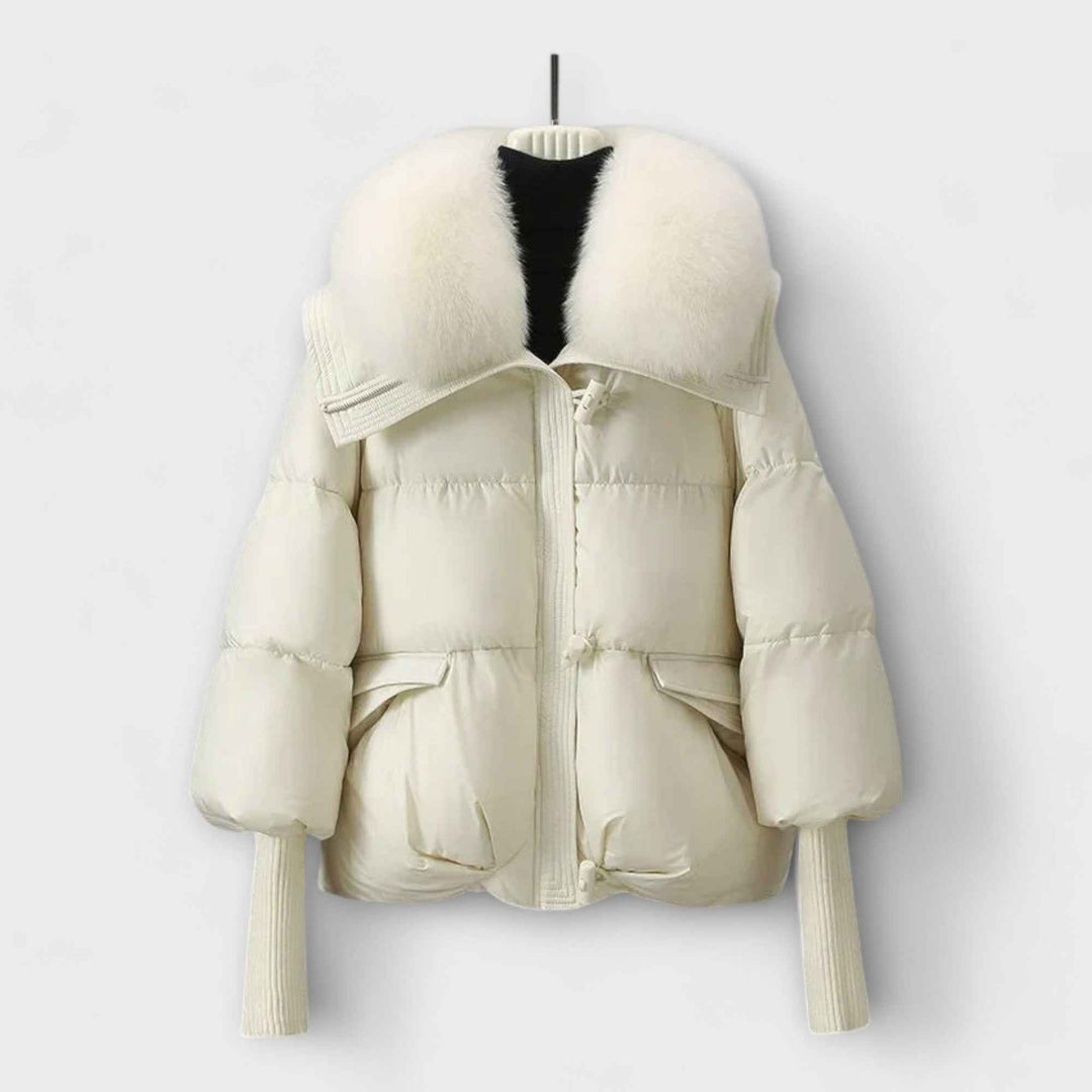 Lusina - Elegant Jakke med Pels