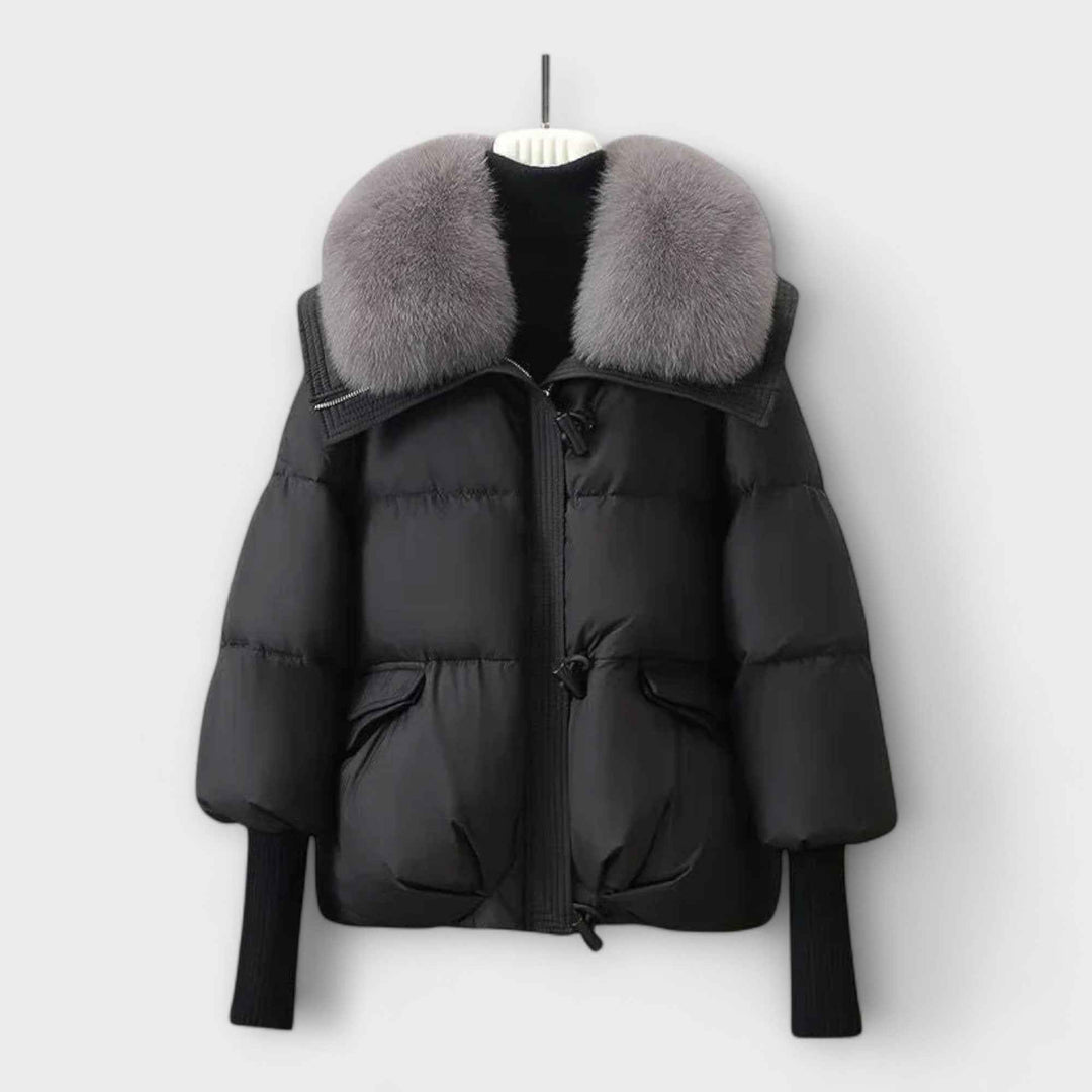 Lusina - Elegant Jakke med Pels