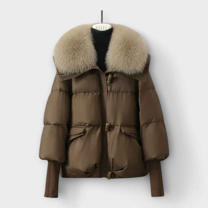 Lusina - Elegant Jakke med Pels