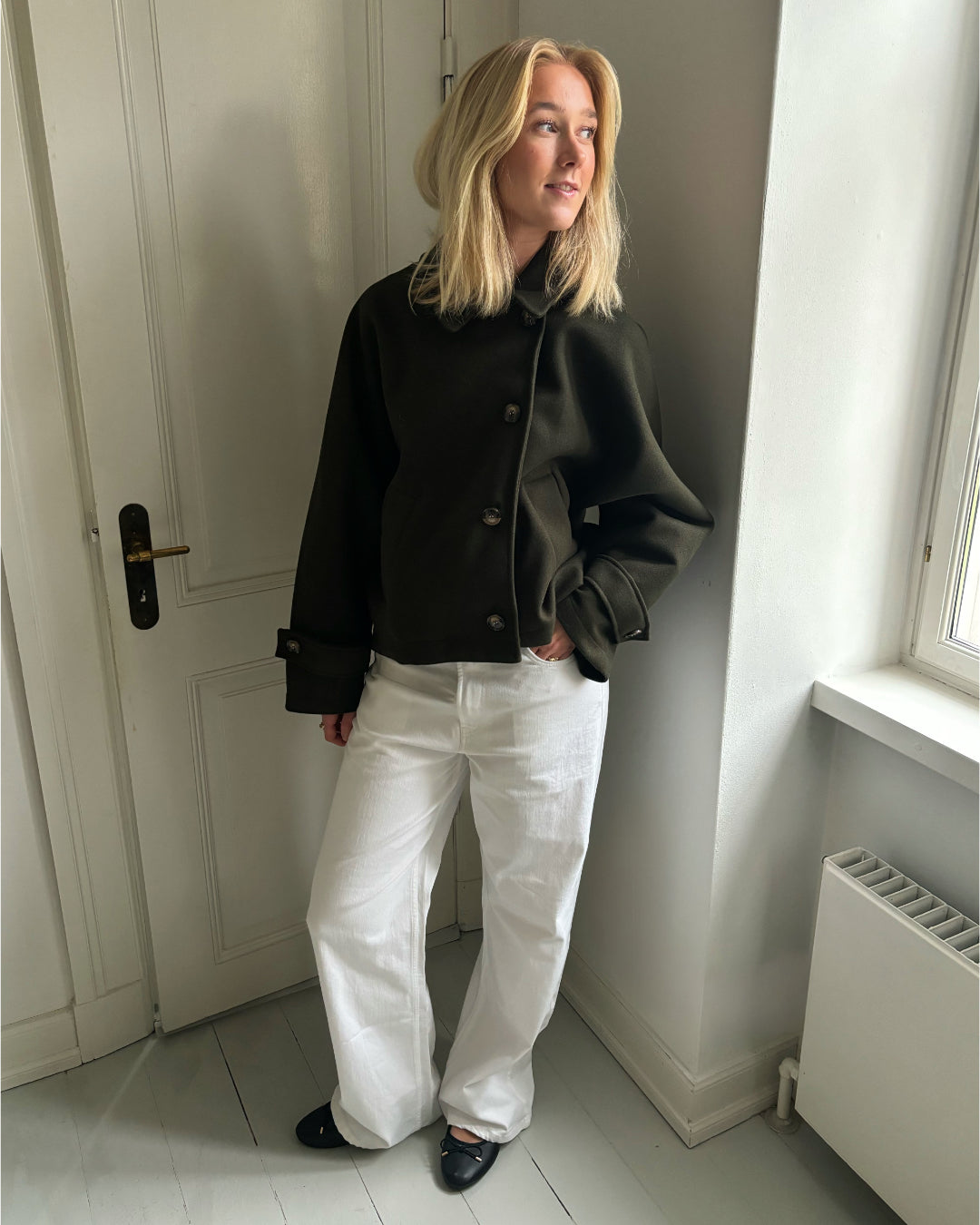 ZORA jakke, kaki