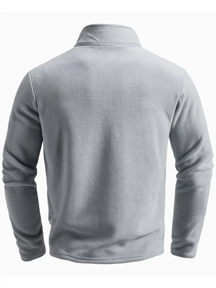 Langærmet Zip Sweater