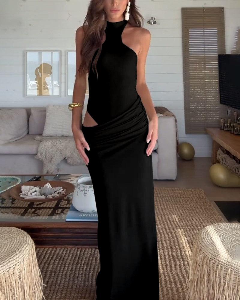 Sexy Sleeveless Hollow Dress