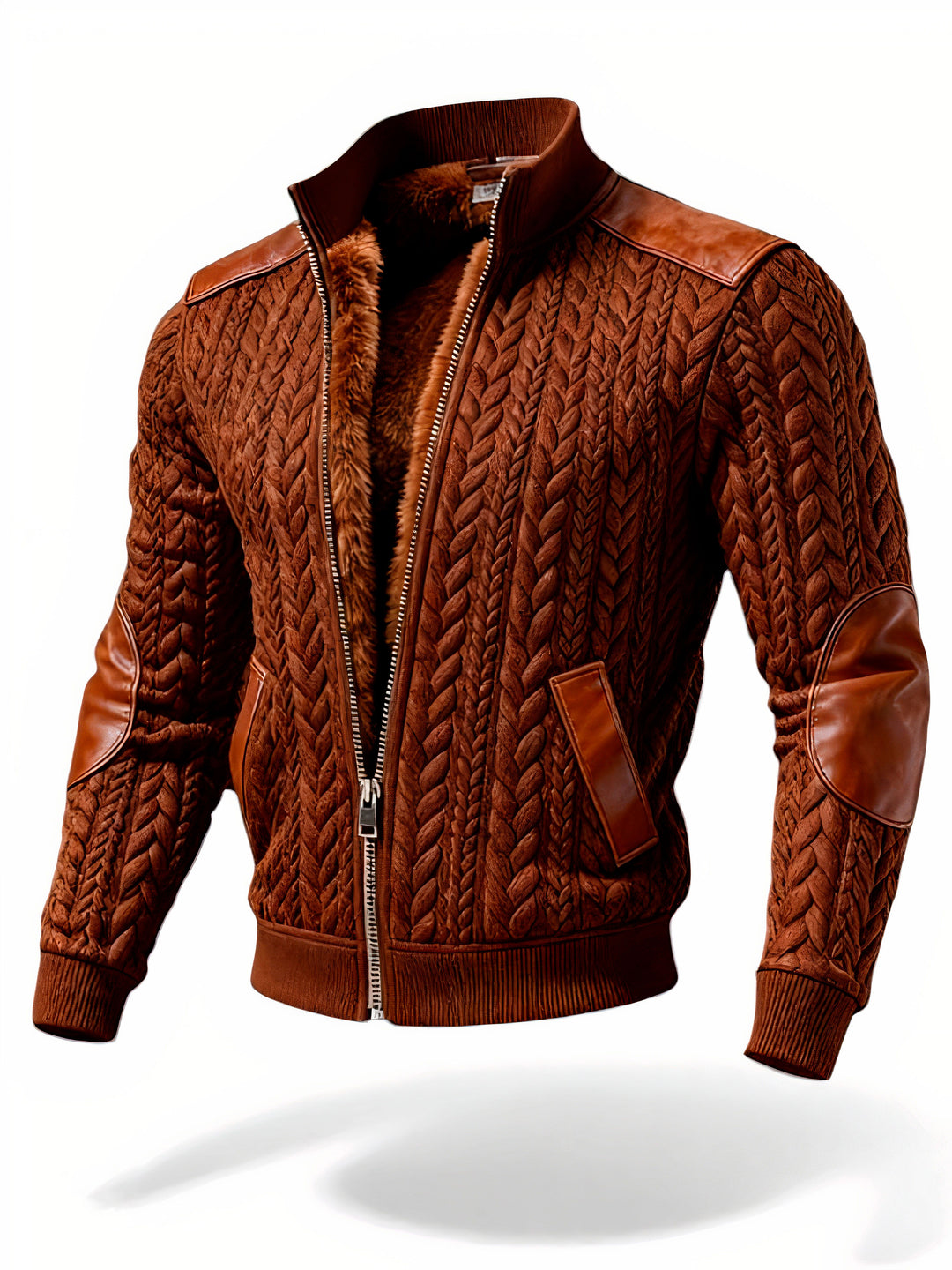 Valdenzo Strikket Jacquard Outdoorjakke