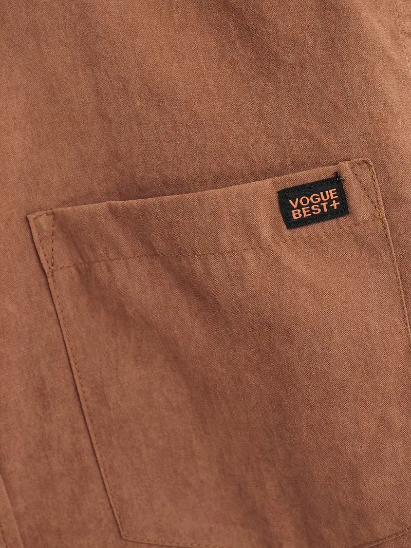 Casual Kortærmet Bomulds Skjorte