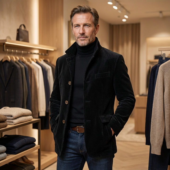 Frederik™ | Jakke med Vintage Look