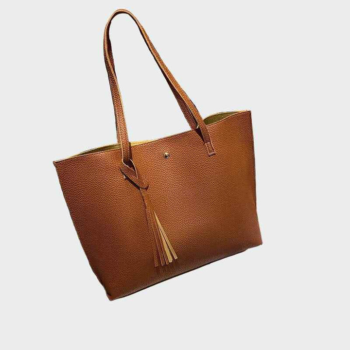 Tidløs læder håndbagage