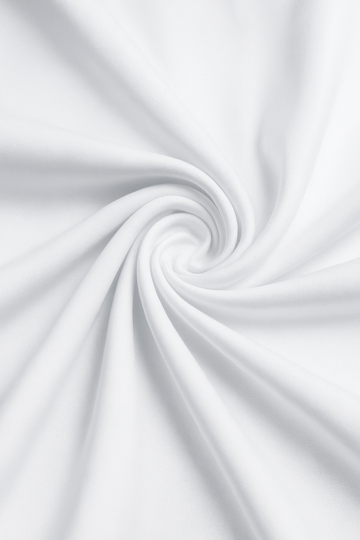 Hvid Slim-Fit T-Shirt til Mænd