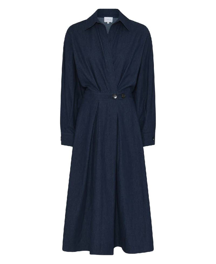 La Rouge Charlotte Dress - Dark Denim