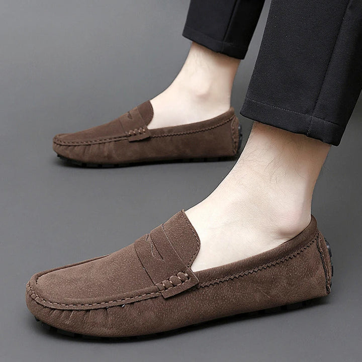 Suede Båd Loafers