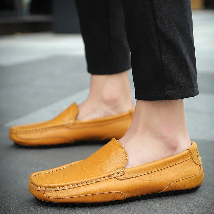 Vintage Læder Loafers