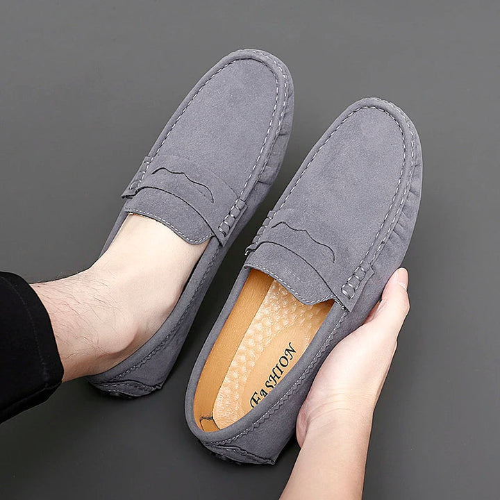 Suede Båd Loafers