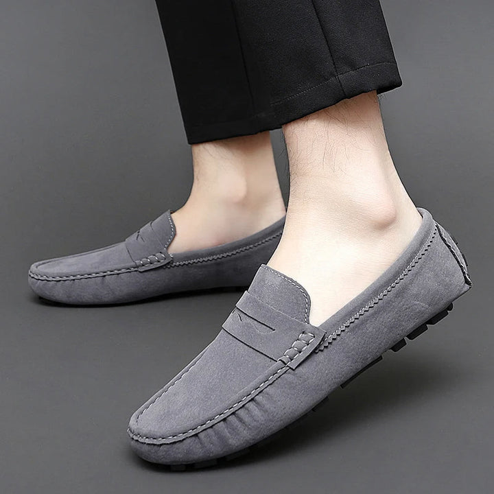 Suede Båd Loafers