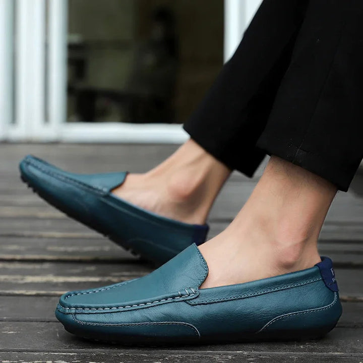 Vintage Læder Loafers