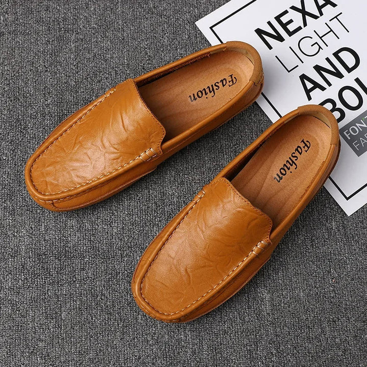 Vintage Læder Loafers