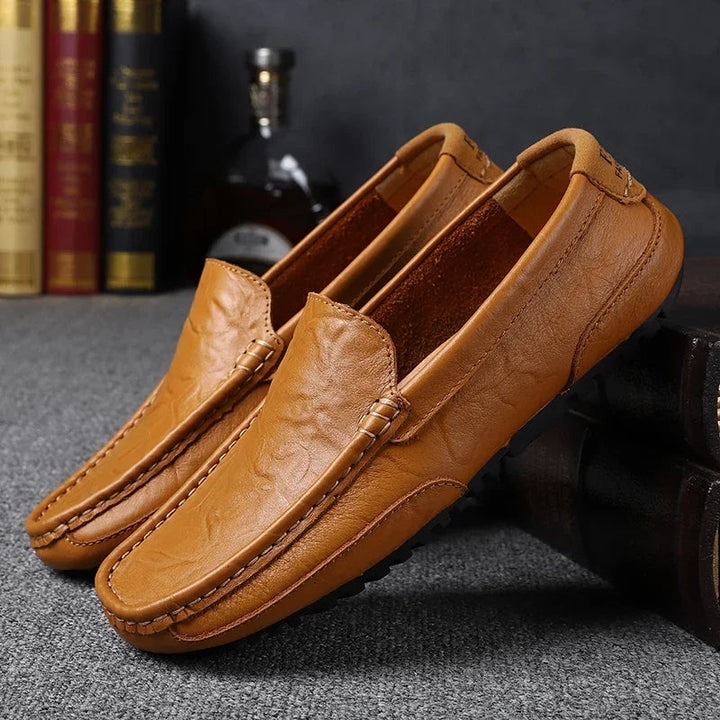 Vintage Læder Loafers
