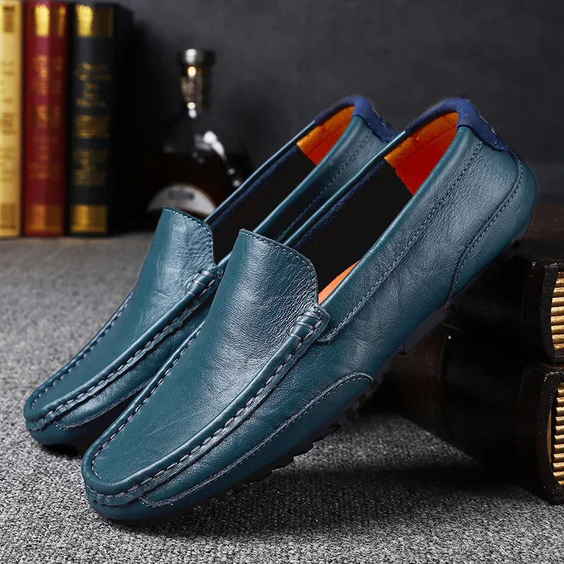 Vintage Læder Loafers