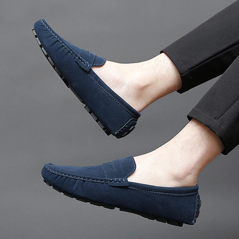 Suede Båd Loafers