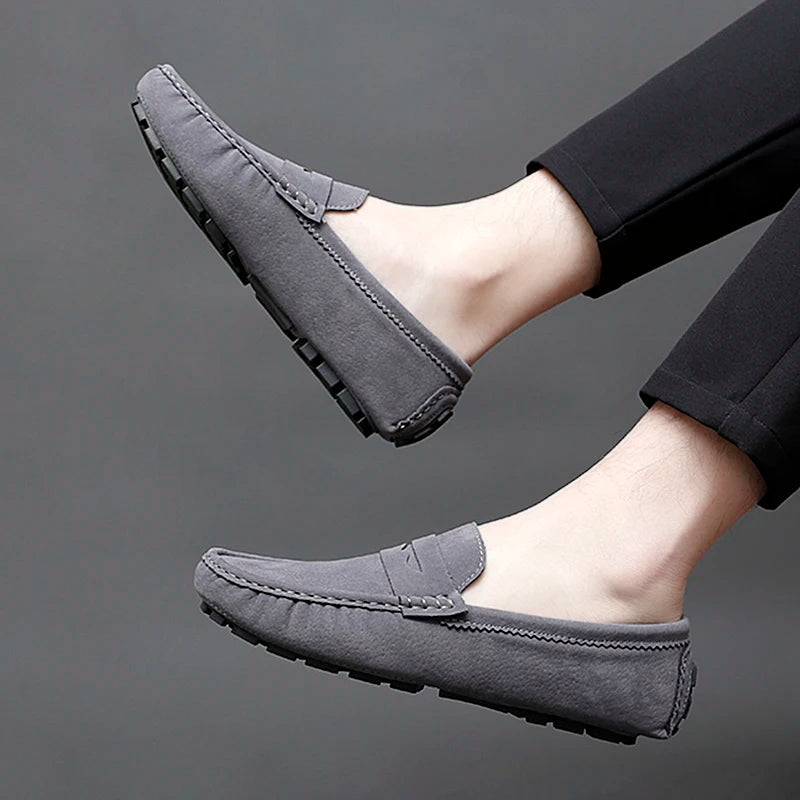 Suede Båd Loafers