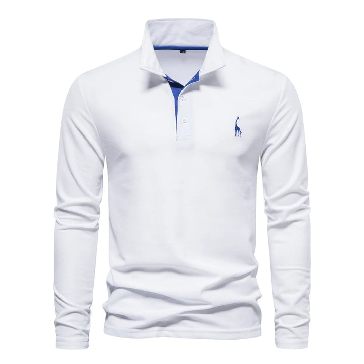 Casual Langærmet Polo Shirt