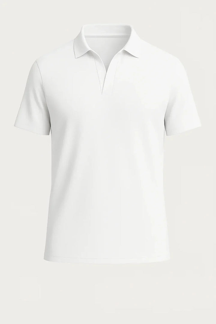 Polo Shirt Mænd i Teknisk Stof Slank Fit