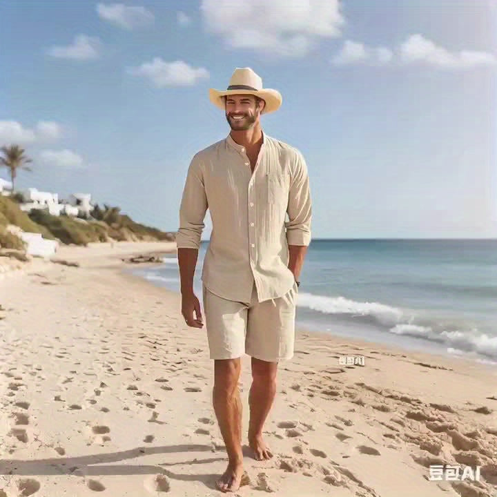 Elegant Linnedskjorte