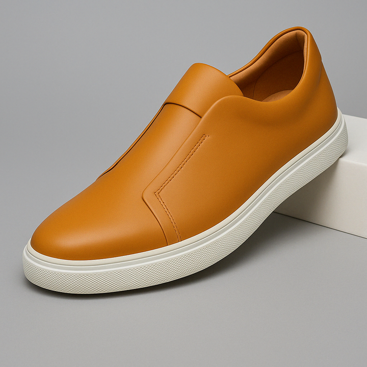 Elegant Læder Slip-On Sko
