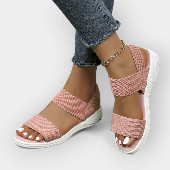 Komfortable Elastiske Sandaler