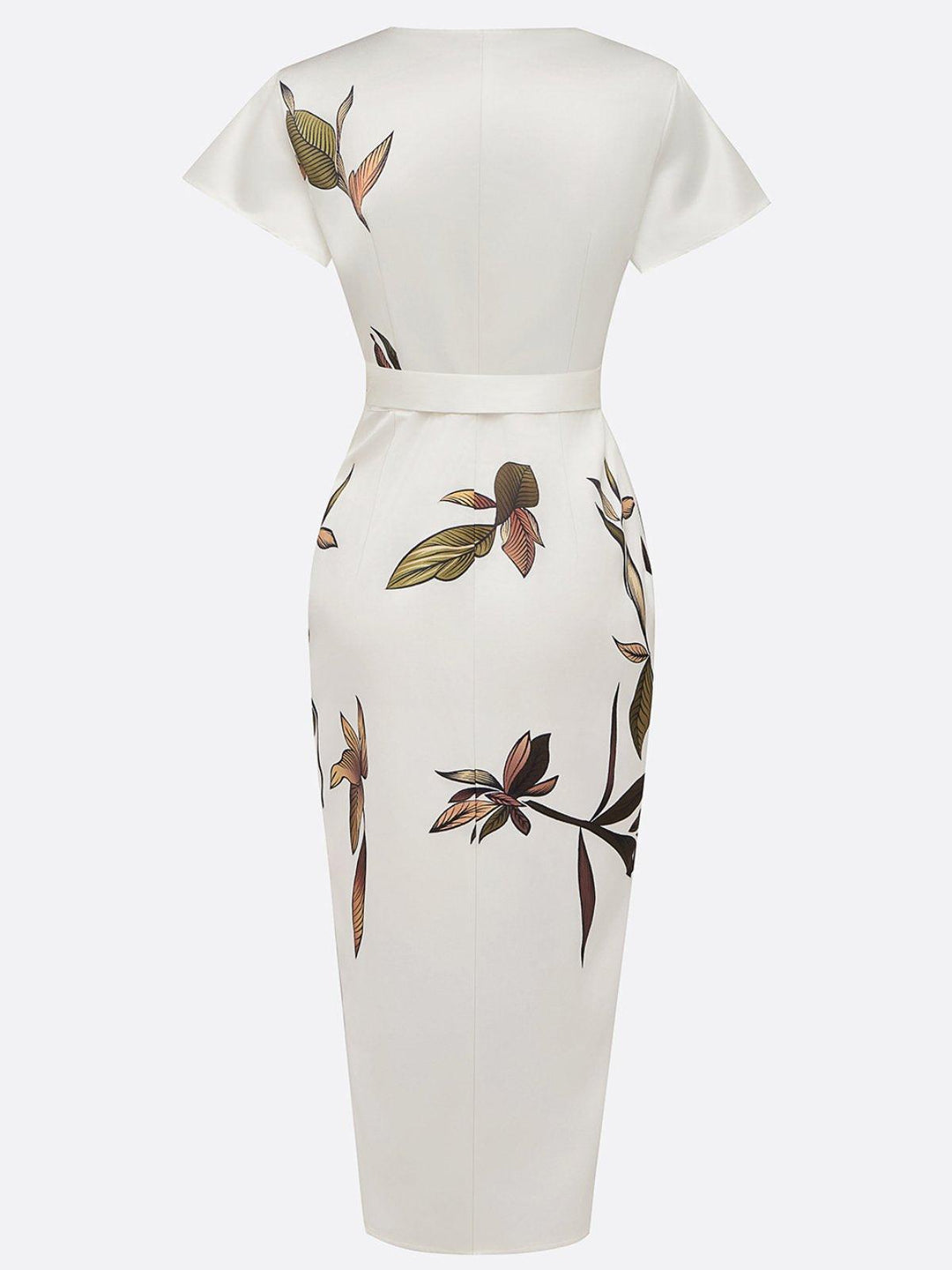 Amelia | Elegant Blomster Wrap Kjole