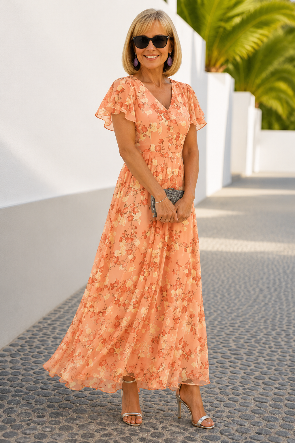Judith | Elegant Midi Kjole