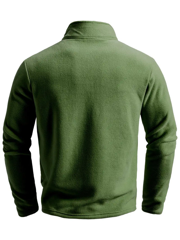 Langærmet Zip Sweater