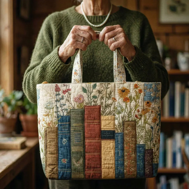 Håndlavet Taske | Bøger og Blomster