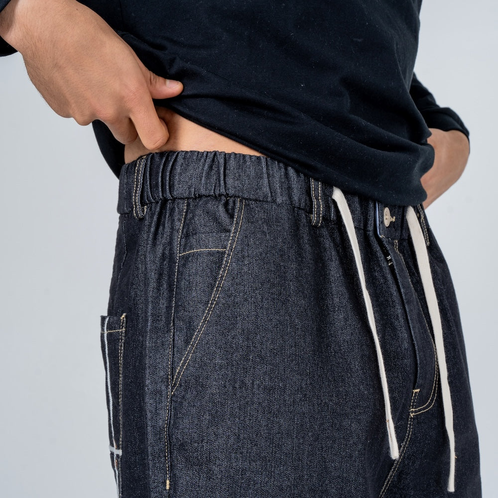 Ikki - Denim komfortbukser
