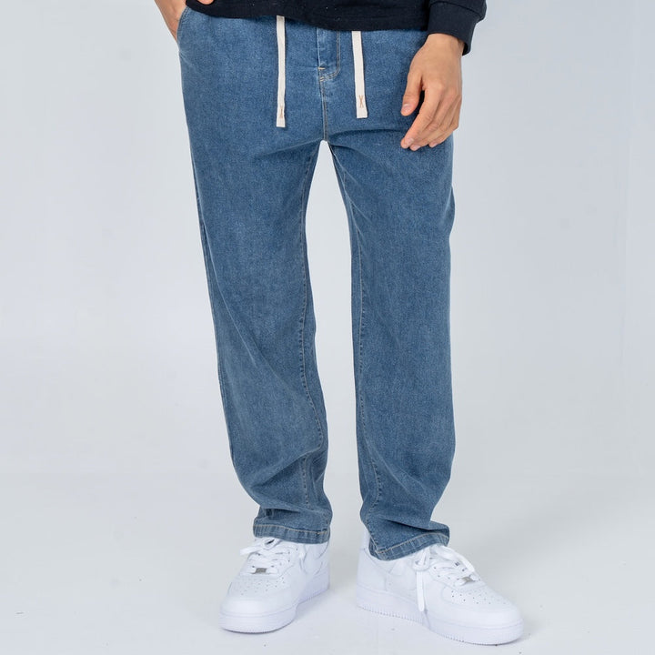 Ikki - Denim komfortbukser