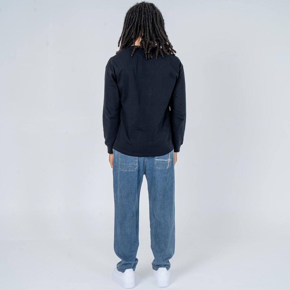 Ikki - Denim komfortbukser