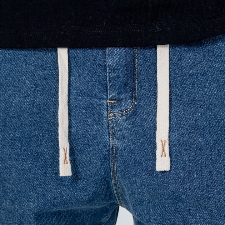 Ikki - Denim komfortbukser