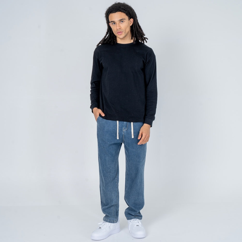 Ikki - Denim komfortbukser
