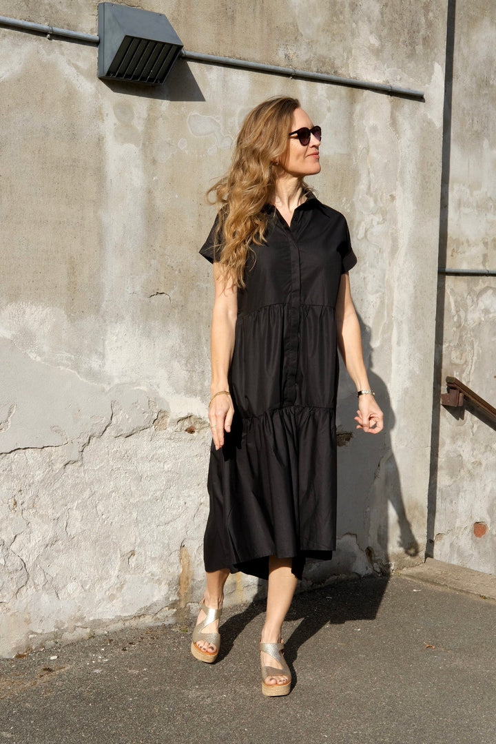 Ilona Shirt Dress | Sort | Kjole fra Liberté