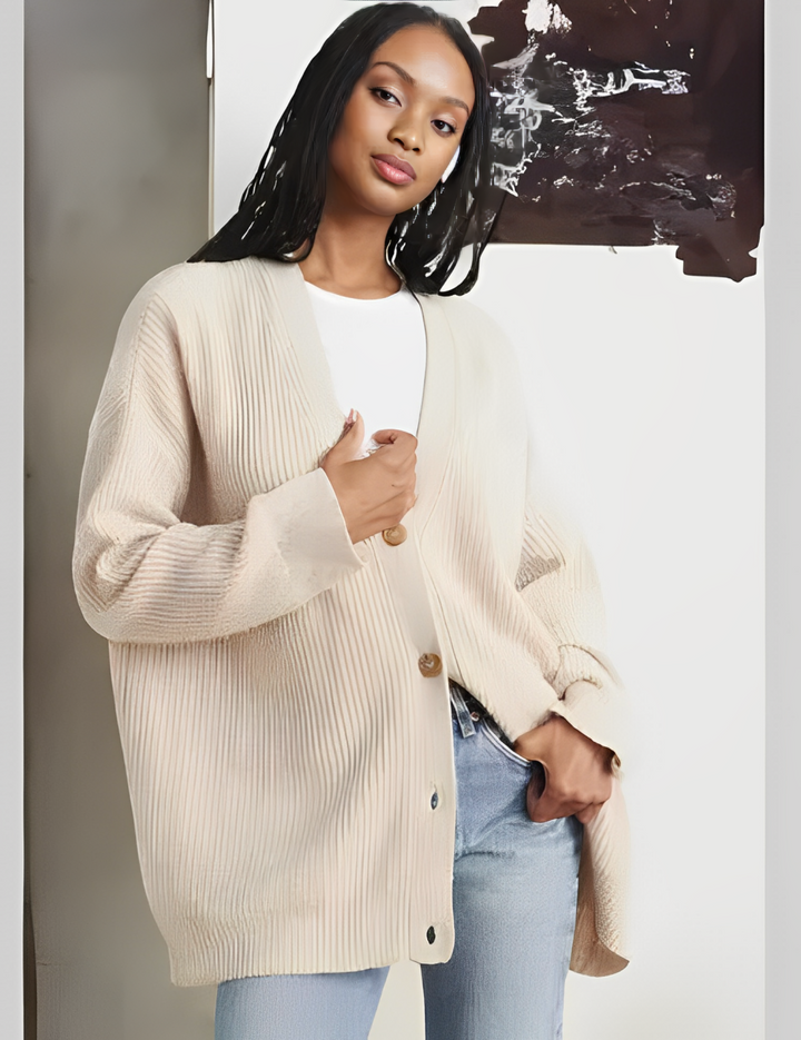 Laluna® | Elegante Knap Cardigan