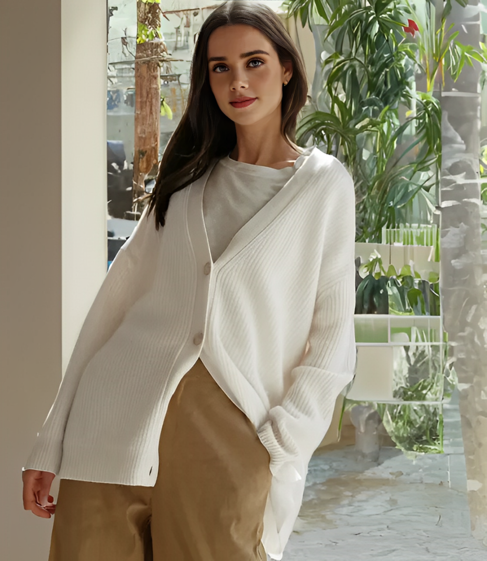 Laluna® | Elegante Knap Cardigan