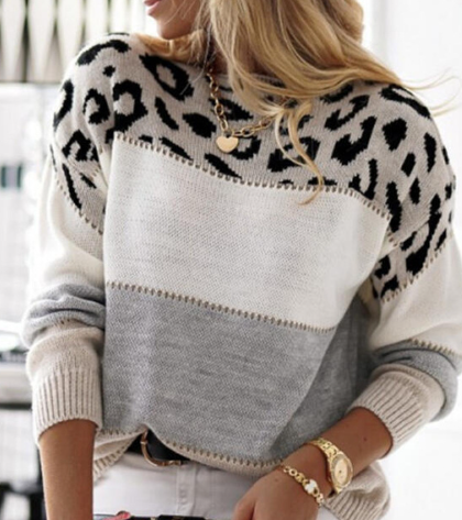 Laluna® | Sweatshirt Med Leopardprint