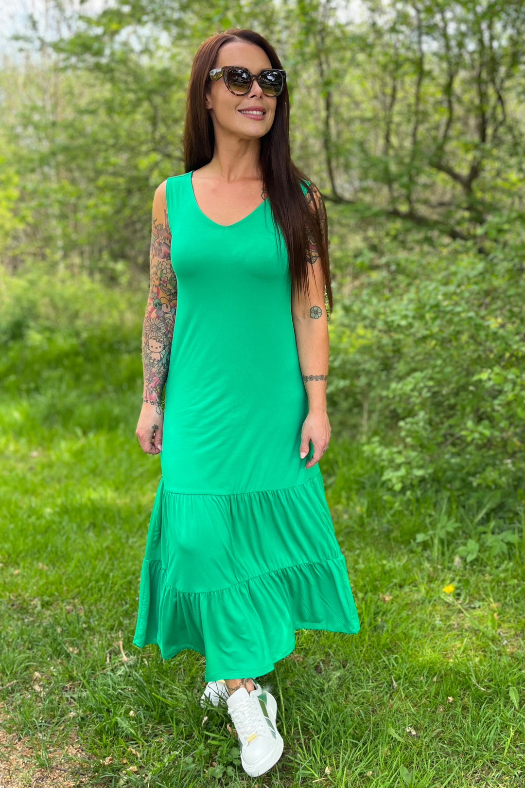 Daisy Dress | Grøn | Kjole fra State Bird