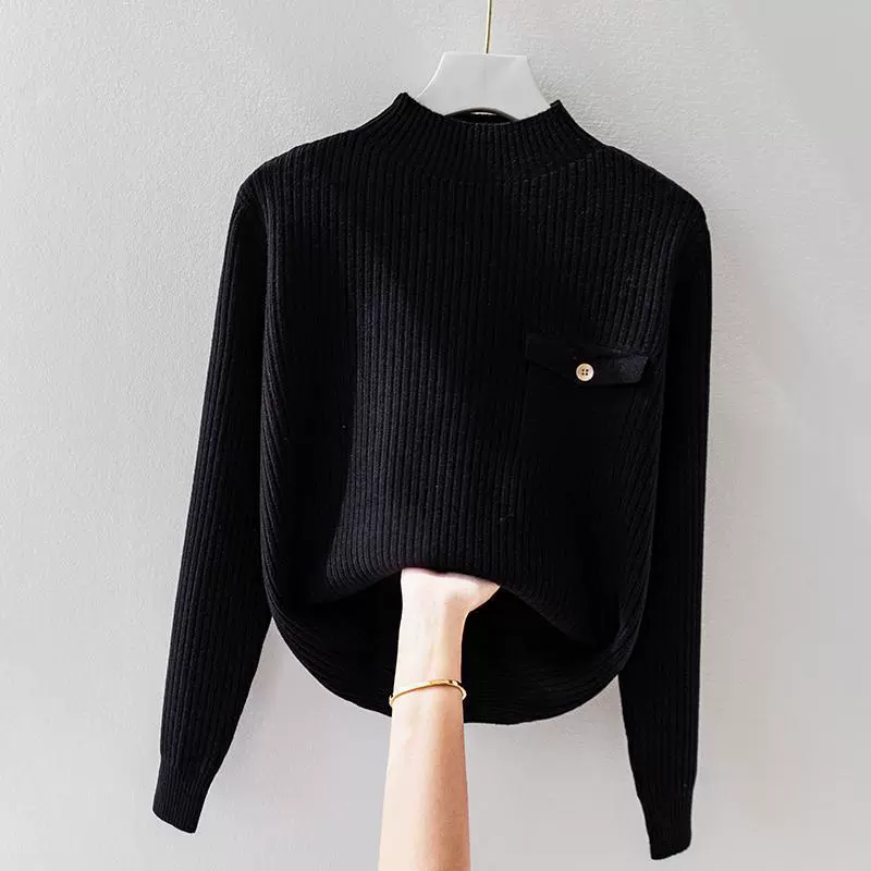 Elegant Strikket Turtleneck