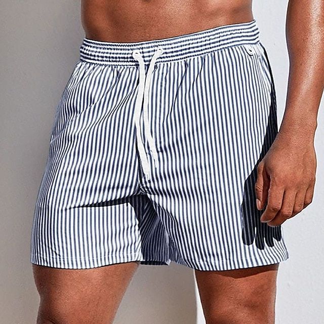 Casual Stribede Badebukser