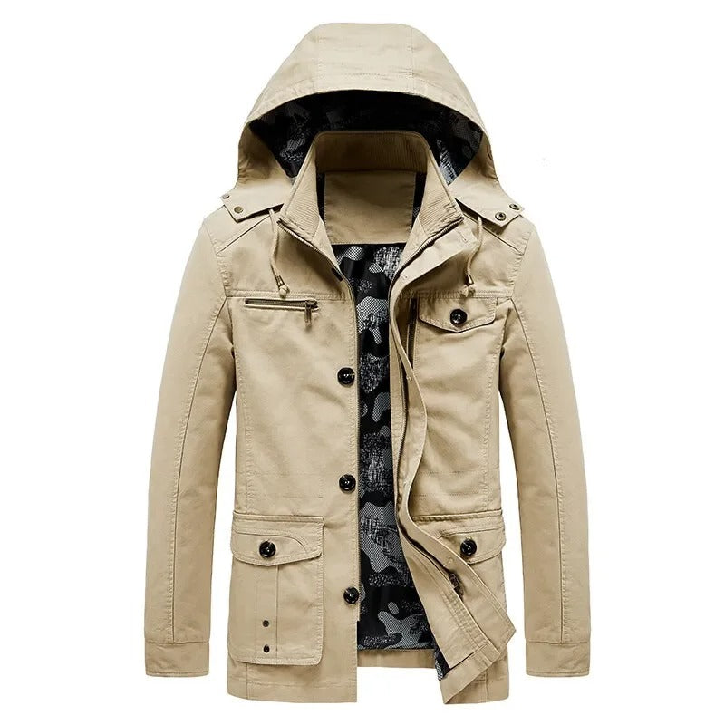 Elegant Multi-Pocket Jakke