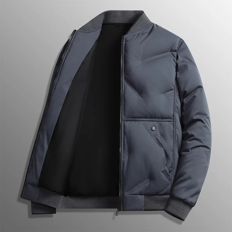 Elegant Bomulds Baseballjakke