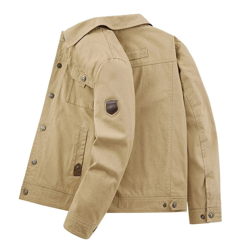 Bomulds Windbreaker Jakke