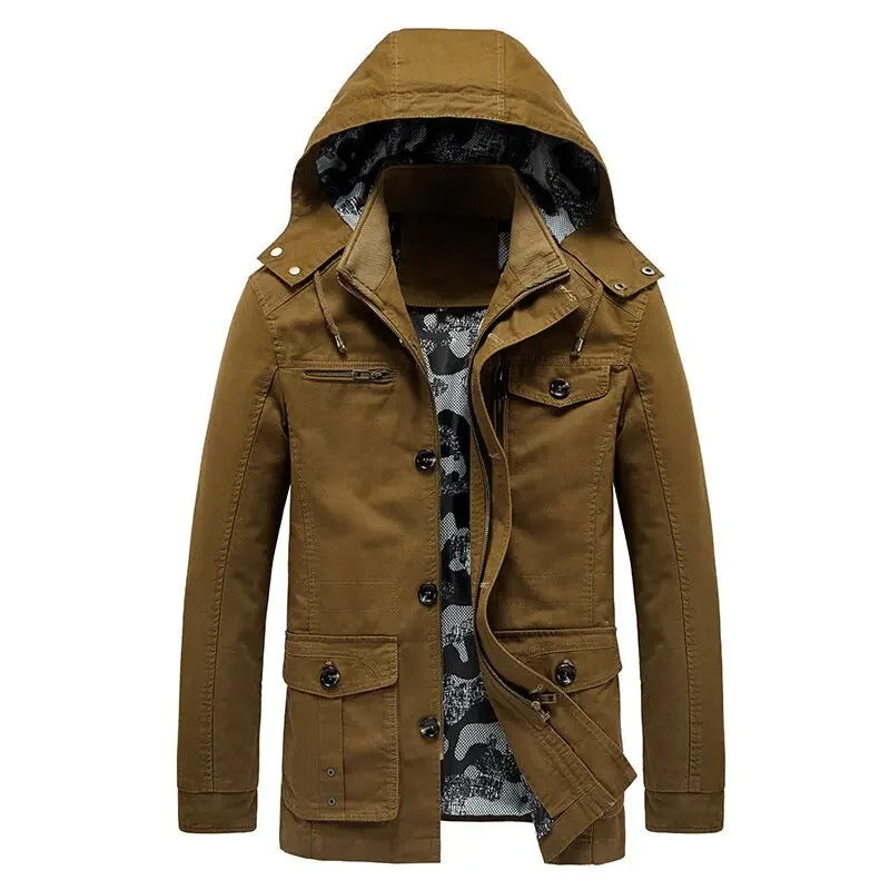 Elegant Multi-Pocket Jakke